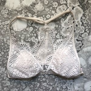 Victoria’s Secret white lace bralette